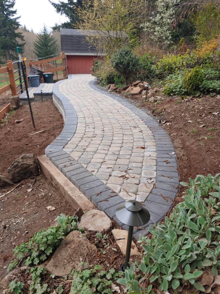 Paver Sidewalk